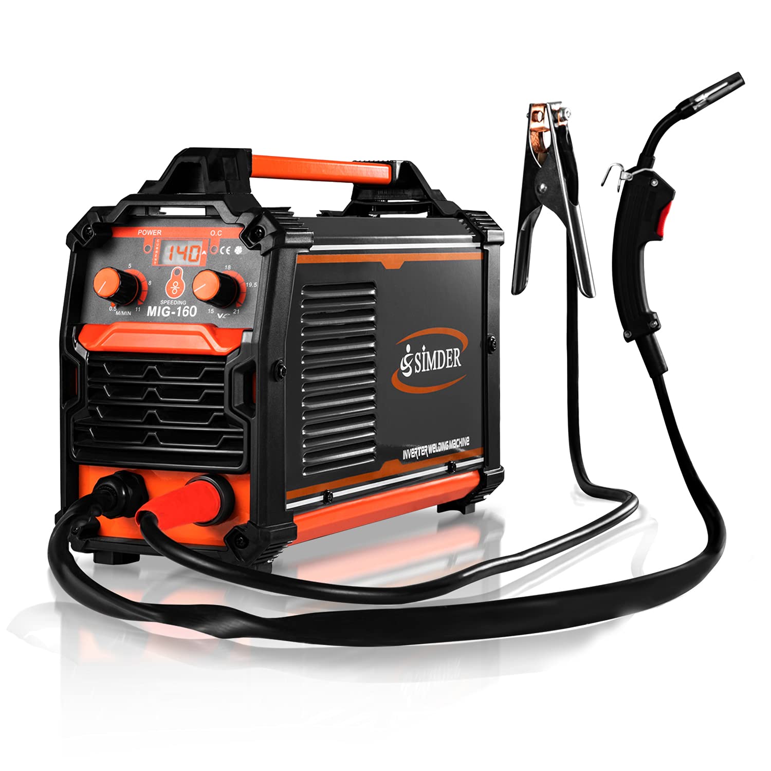 Buy MIG Welder 110V 140Amp Flux Core Wire Welding Machine No Automatic