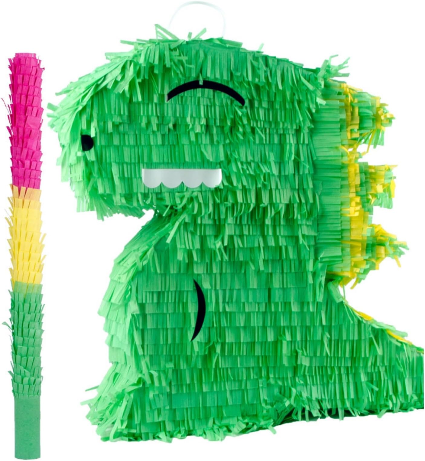 AM ANNA Dinosaur Pinata Bundle with a Bat for Kids Birthday Party, Fiestas Decorations Party Favors for Birthday Anniversary Celebration Decoration Dino Theme Party Fiesta Supplies Gaming(Dinosaur)