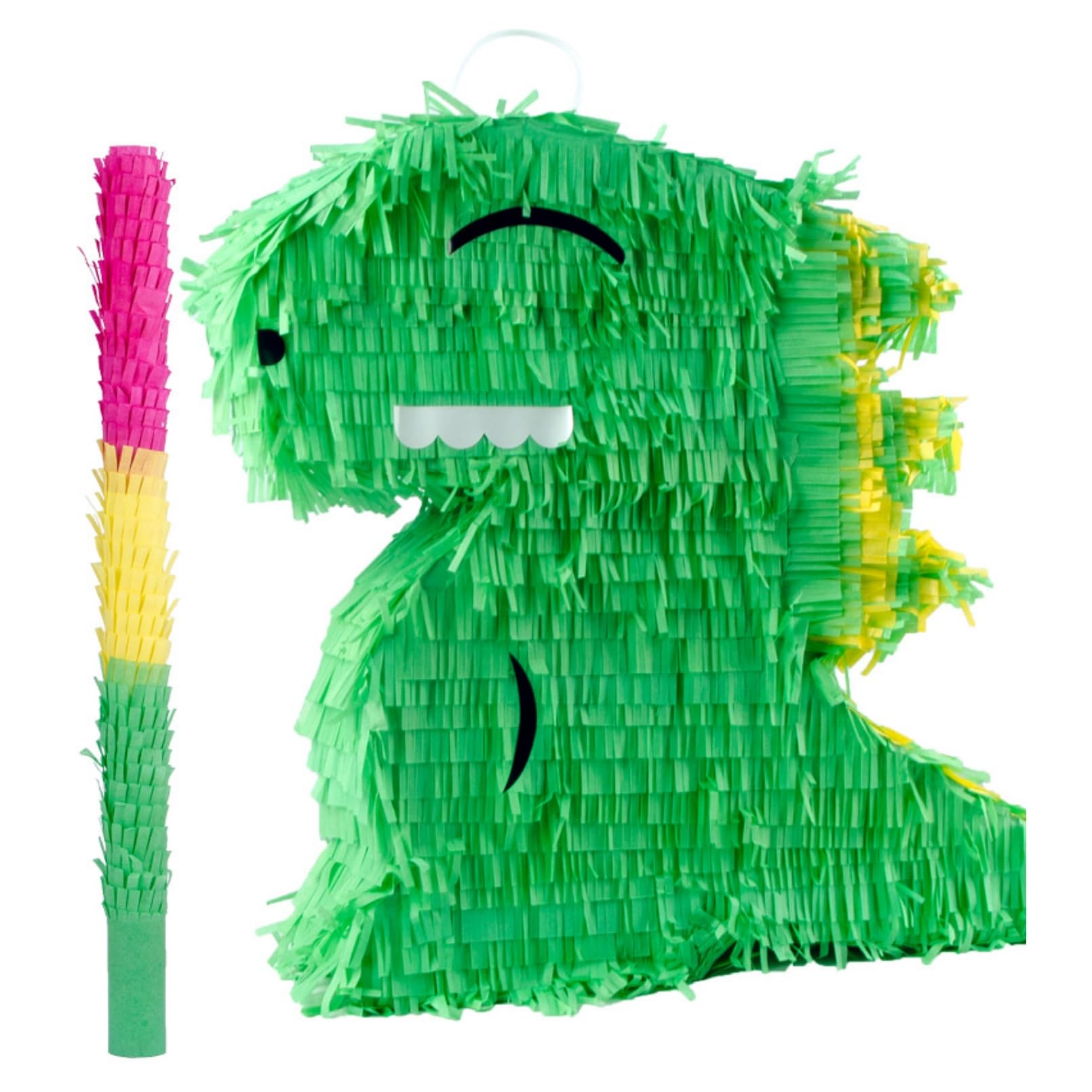 AM ANNA Dinosaur Pinata Bundle with a Bat for Kids Birthday Party, Fiestas Decorations Party Favors for Birthday Anniversary Celebration Decoration Dino Theme Party Fiesta Supplies Gaming(Dinosaur)