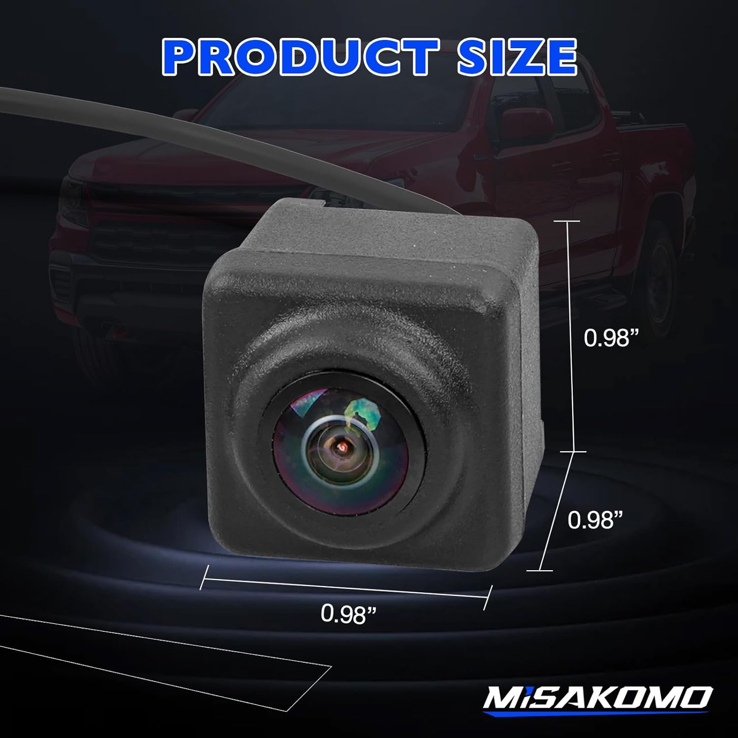 84586465 Rear View Backup Camera with Park Assist, Compatible with Chevy Colorado 2019-2022, Replaces 84583128 85163262 GM1960203, Weatherproof, Plug & Play