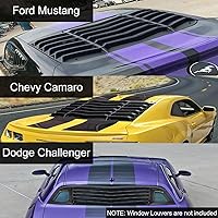 Vista 2 de Sunluway Accesorios de hardware de instalación de rejillas de ventana trasera, cinta de montaje de doble cara 3M para Ford Mustang Dodge Challenger