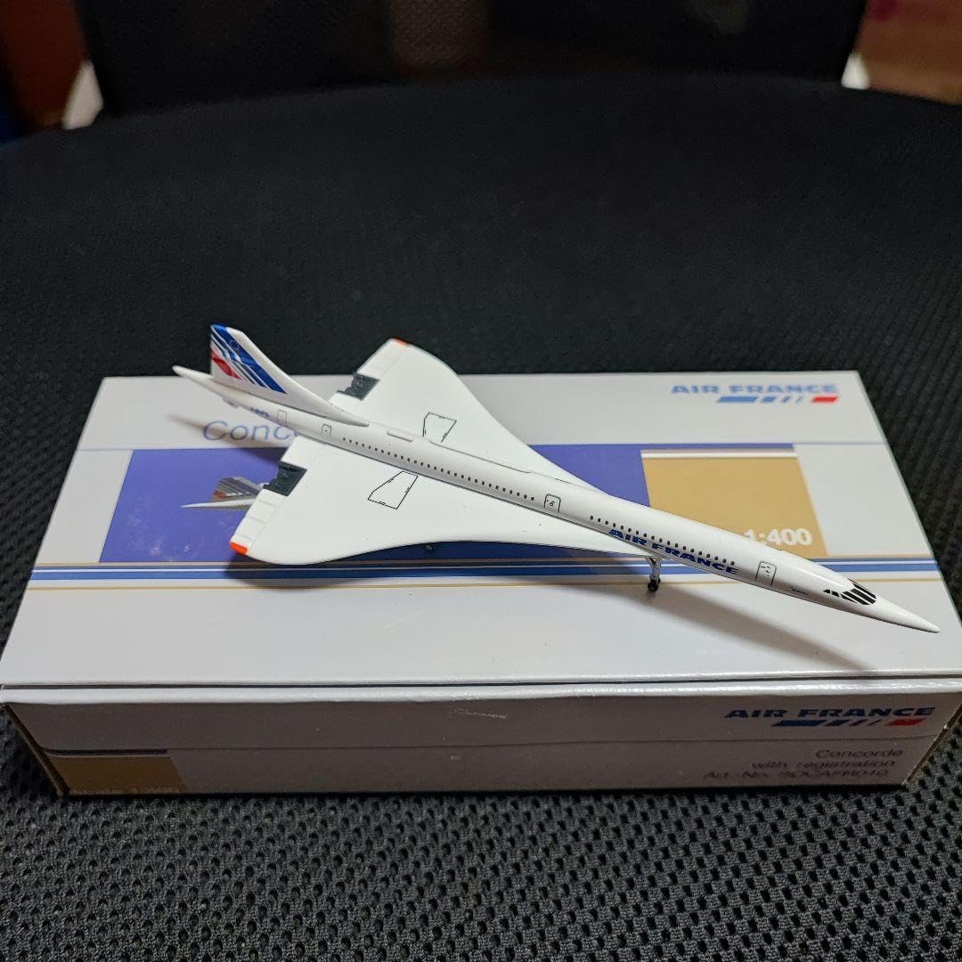 エールフランス航空 Concorde コンコルド SOCATEC製 1:400のダイ
