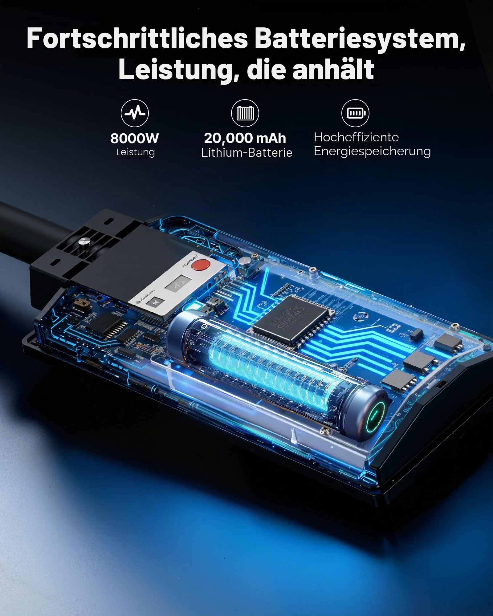 VEVOR Solar Straßenlaterne 450000LM, Straßenlampe 8000 W, Solarleuchte mit Dämmerungssensor, LED-Flutlicht mit Bewegungsmelder, IP65 wasserdichte Außenbeleuchtung, für Einfahrt & Hof, 1 Stück