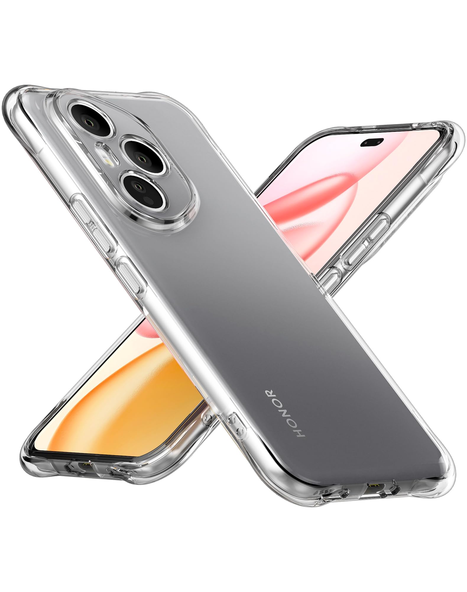 Cresee Custodia Trasparente Per Honor 400 5G (2025) - Cover Sottile In TPU Con Angoli Rinforzati E Antiurto