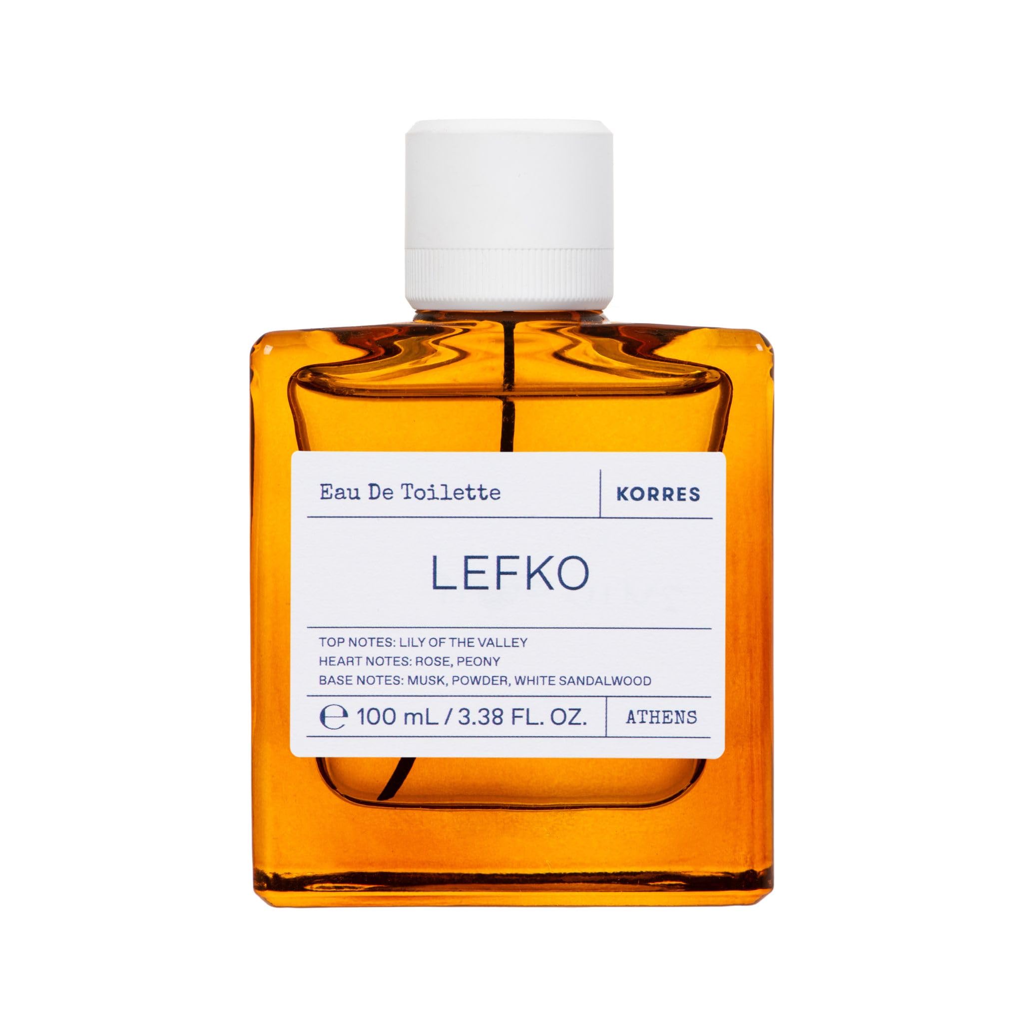 Korres Lefko Eau De Toilette Per Uomo E Donna, Profumo Unisex In Misura Vantaggiosa, Floreale, Cipria, Vegana, 100 Ml-image