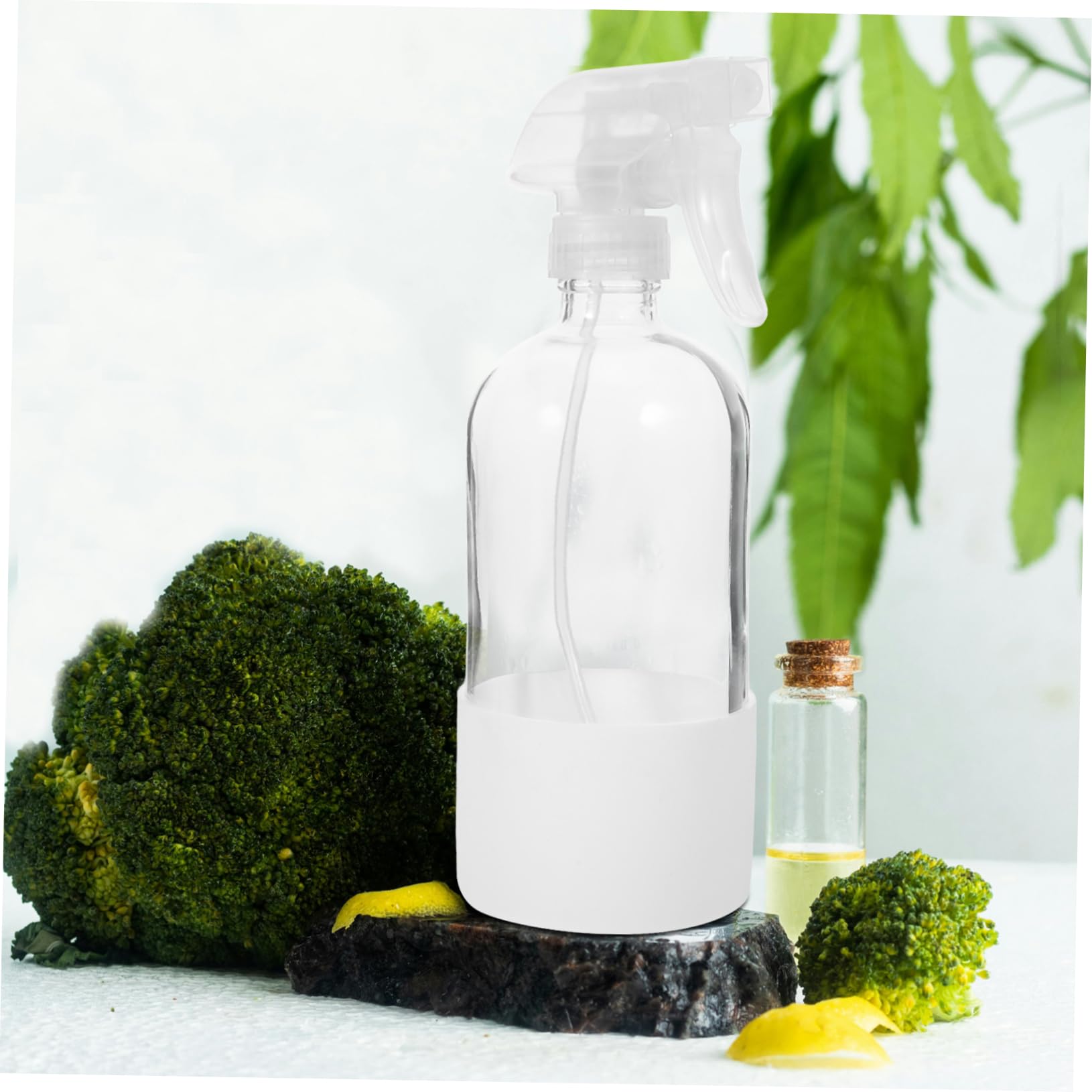 Alipis 2pièces Vaporisateurs Eau Vides Réutilisables Avec Manchon De Protection Pour Arrosage De Plantes Ou Coiffure