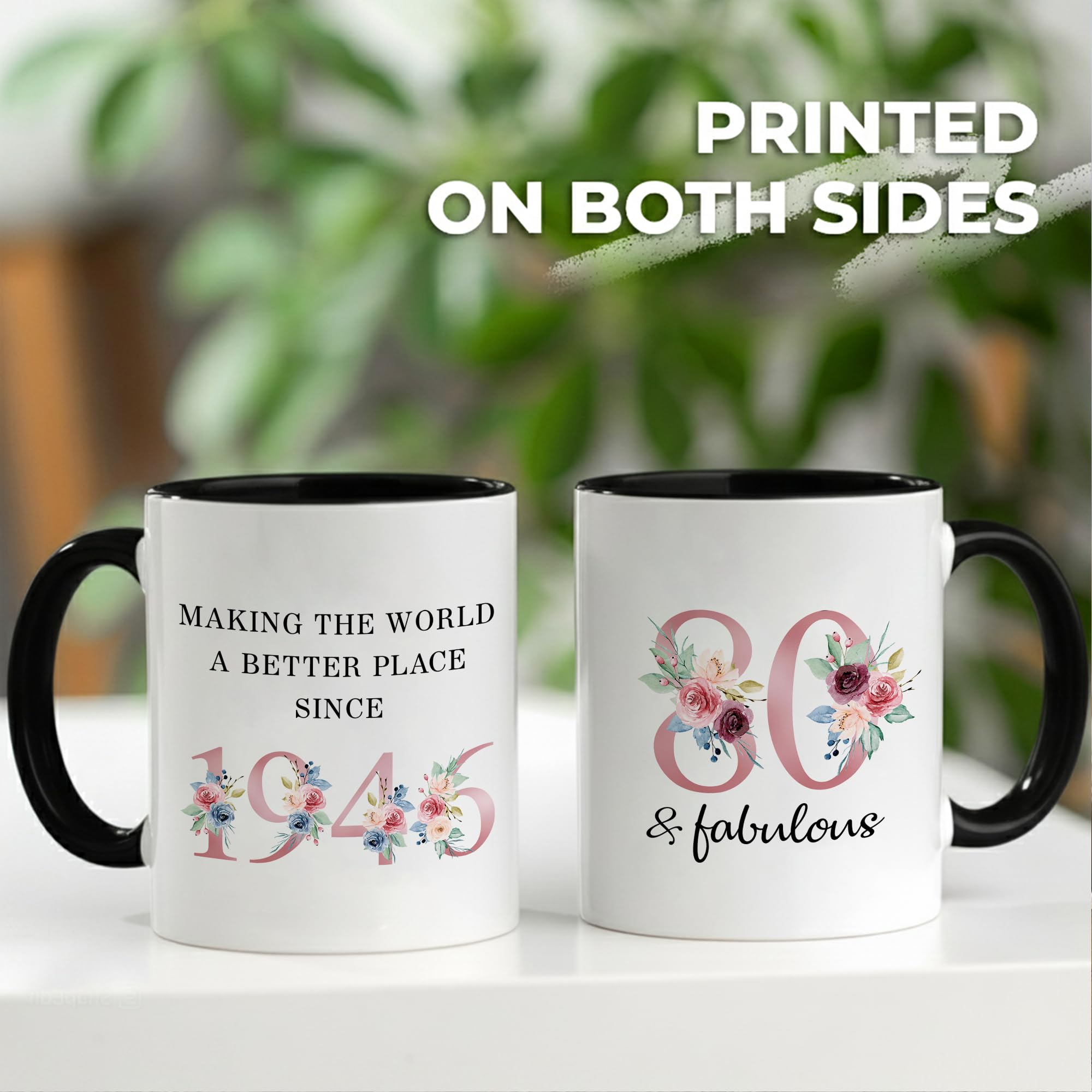 80th Birthday Gifts For Women, 80 and Fabulous, 1946 Birthday Gifts For Women, 1946 Birthday Gift For Mom, Turning 80 Gift, Unique Gift For 80 Year Old Woman, 80th B-Day Ideas