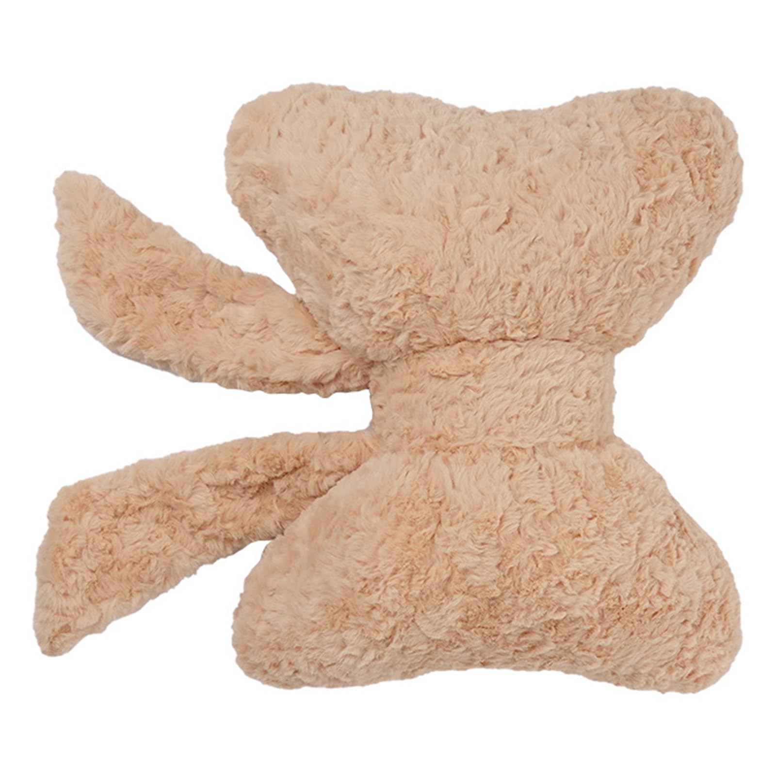 Kaeltsyn Plush Bowknot Pillow for Head and Neck Comfortable Use Home or Bedroom with PP Cotton Filling Decoration Pillow
