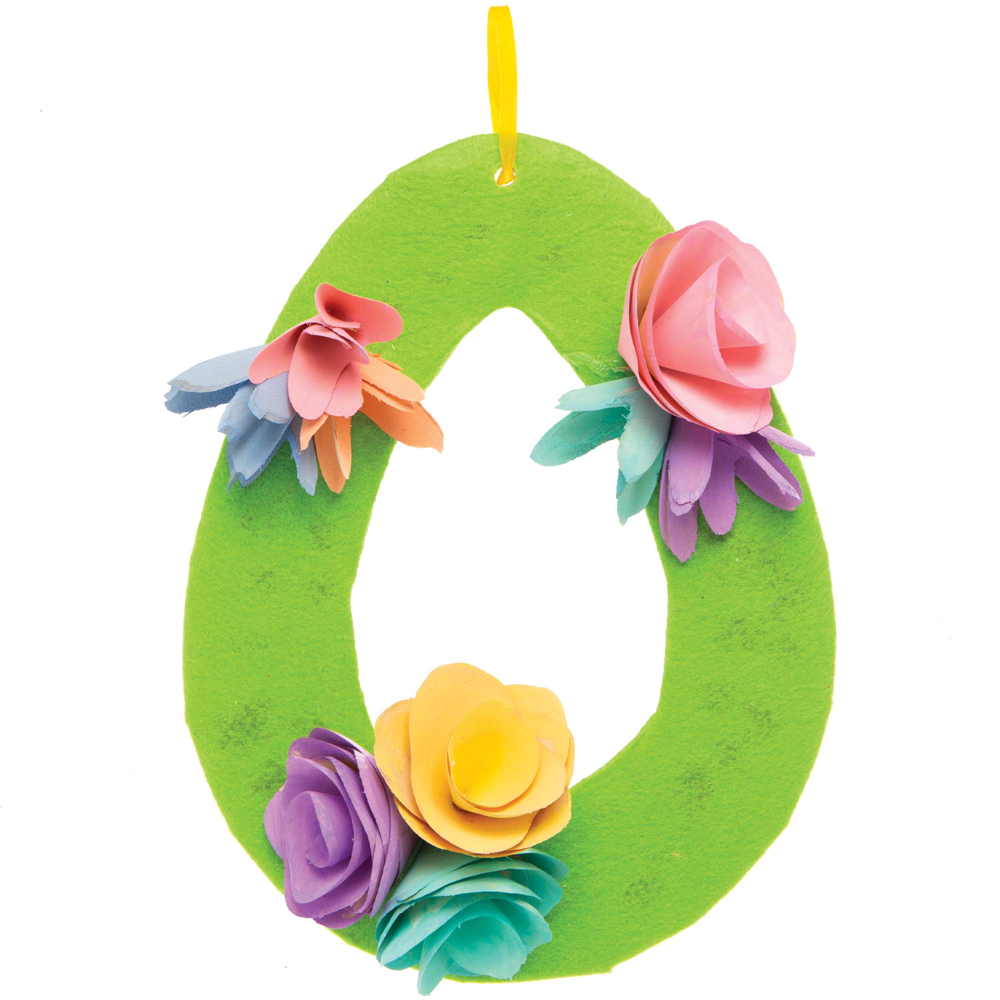 Kit Tissage Fleurs En Bois Pour Enfants - Activité Manuelle Avec Laine Et Aiguille