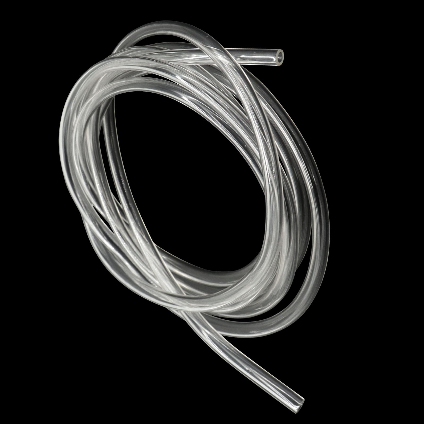 iMeistek Plastic Flexible Tube Pipe,4mm ID x 6mm OD 3M Length Food Grade PVC Clear Vinyl Tube Hose for Transfer Water and air