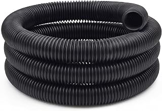 4 in x 15 ft Flexible Landscaping Drain Pipe Solid Expandable Drain Pipe Corrugated Pond Tubing PE Hose Black Tubing for Pond Pump Fountain Garden Swimming Pool Fountain Garden Waterfall