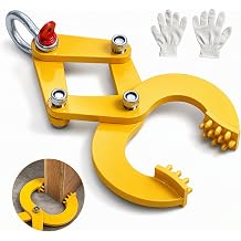 6000LBS Pallet Puller Clamp, Heavy Steel Forklift Pull Tool