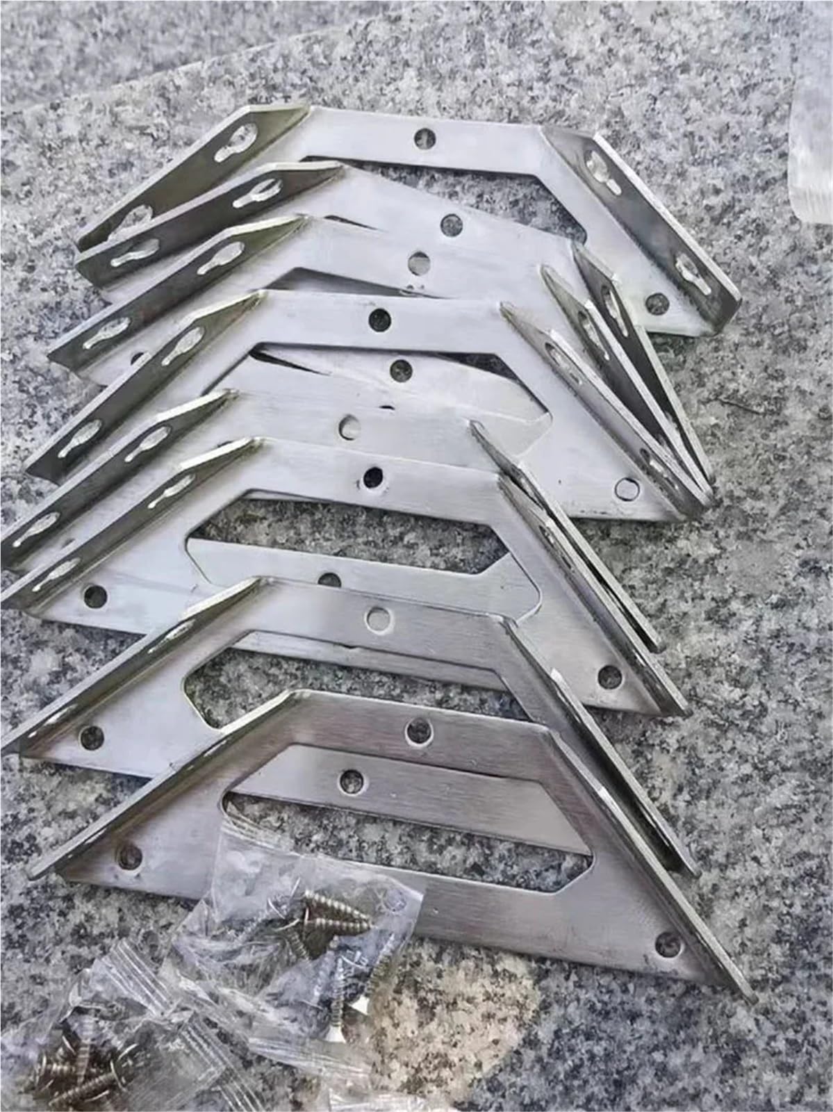 Angolari Staffa triangolare trapezoidale da 1-60 pezzi