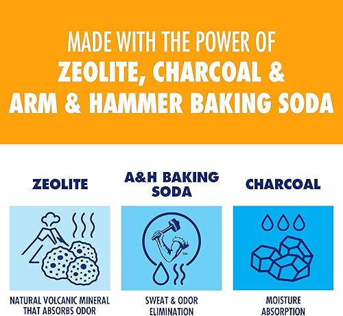 Miniatura 9 de Arm & Hammer Bolsas que destruyen olores en el zapato, inserto desodorante de zapatos para reducir el olor y absorber la humedad, eliminador de