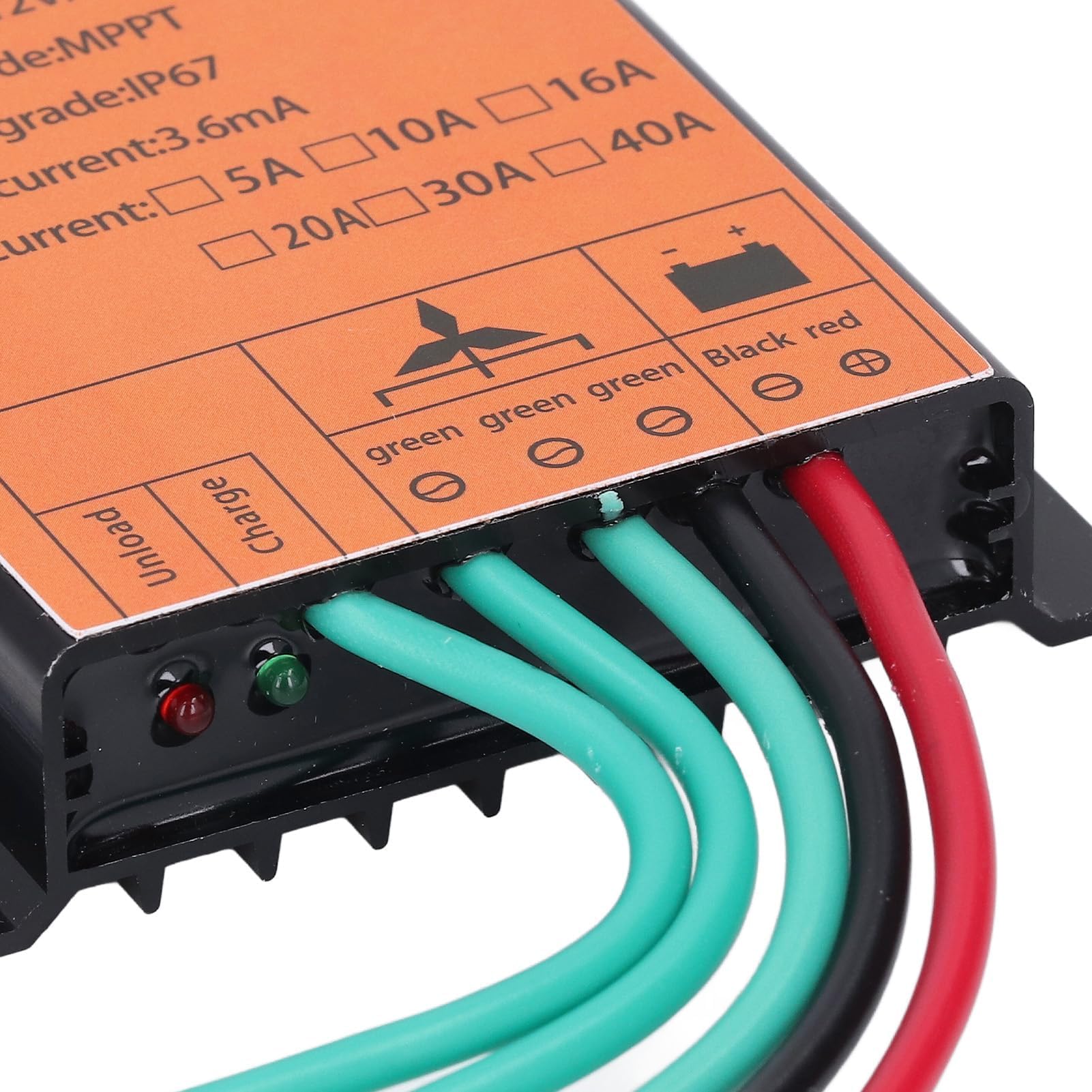 MPPT Windladeregler 12V 24V 300W-1000W Step-Up 16A PWM Für Windkraftanlagen Batterieladung Effiziente Wärmeableitung Automatische Spannungsanpassung