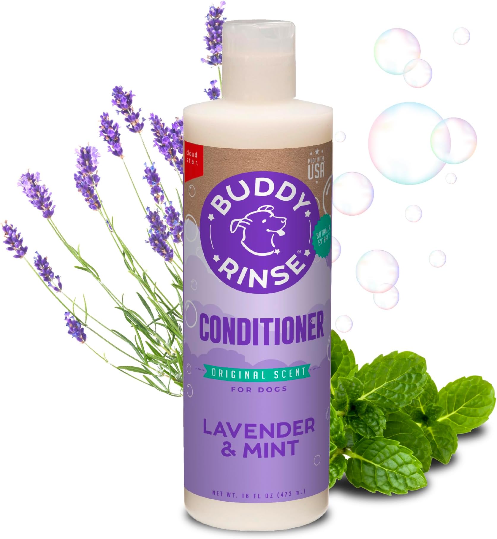 Buddy Rinse Lavender & Mint Hydrating Therapy Conditioner