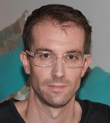 Miniatura 2 de BLUELESS Gafas de lectura vintage hombres mujeres (transparente,+2.00)