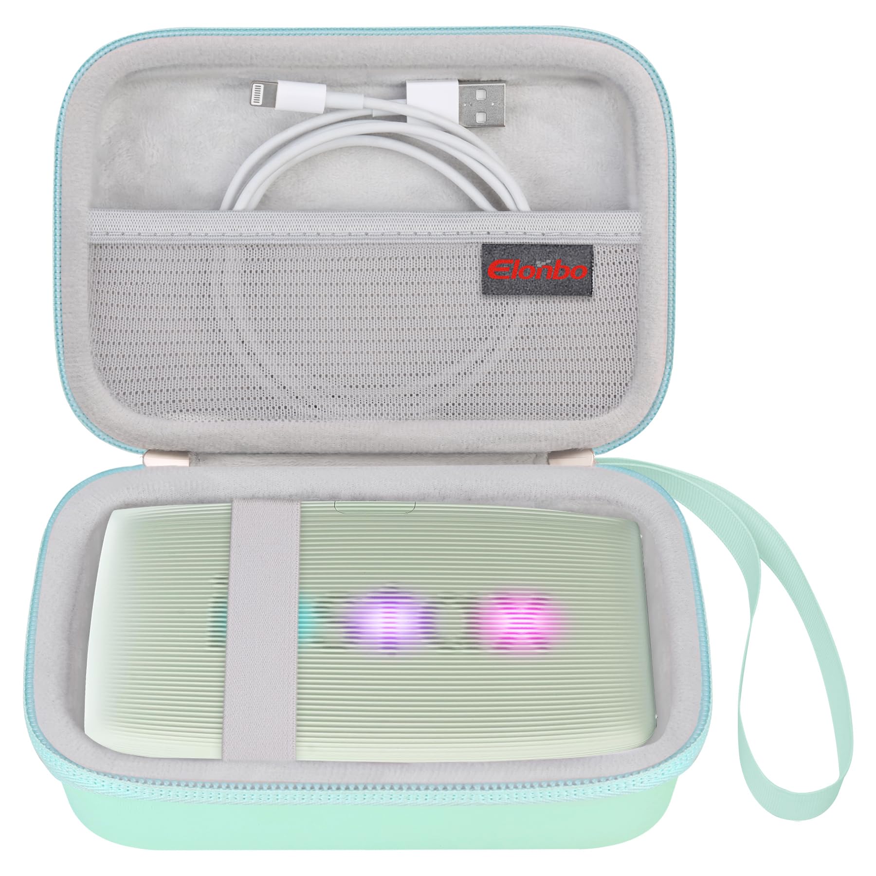 Elonbo Carrying Case for Fujifilm Instax Mini Link 3/2 Smartphone Printer, Portable Mini Color Instant Photo Printer Hard Travel Bag, Picture Print