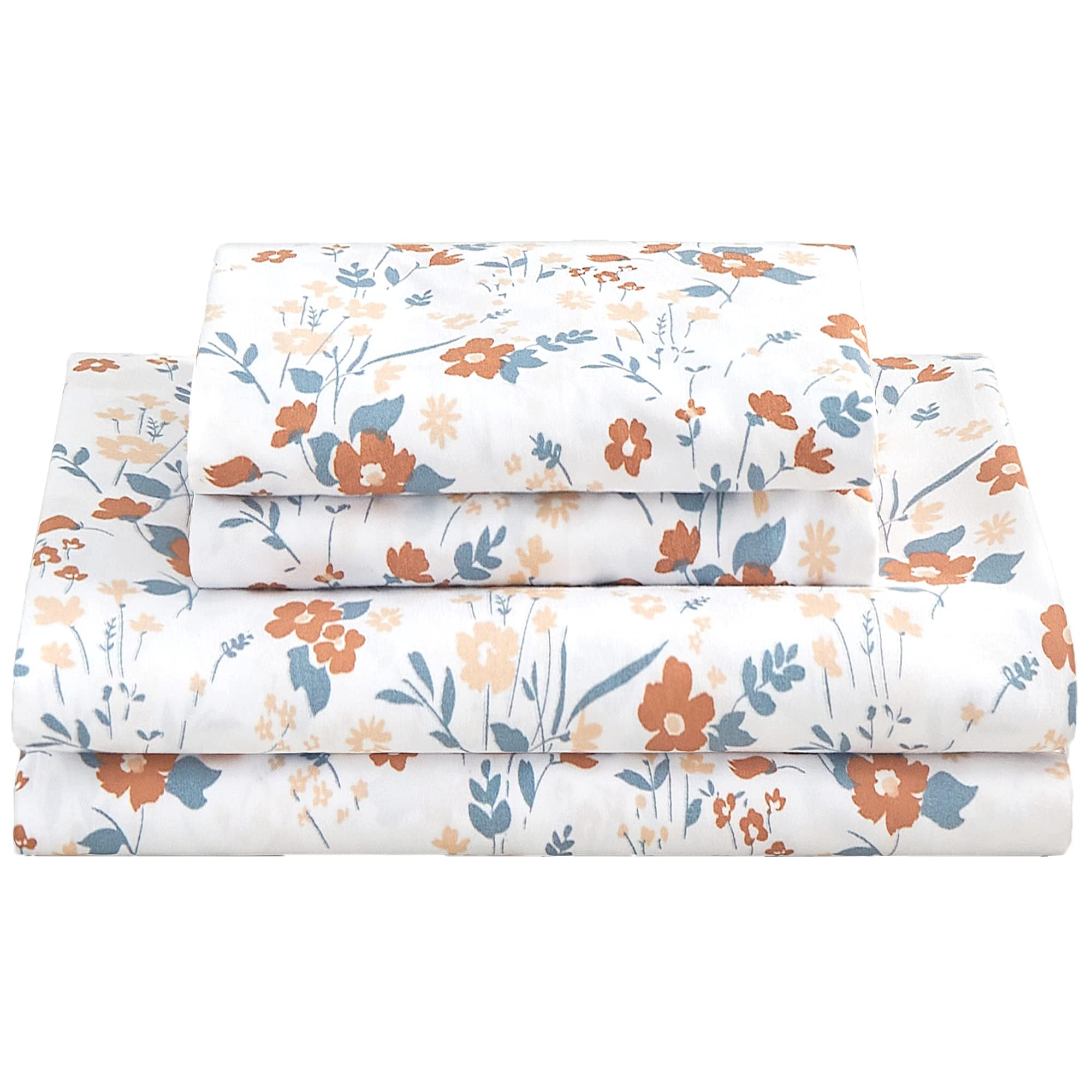 Parure de lit king size 4 pièces microfibre anti-plis et douce pour literie moderne