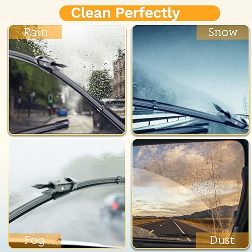 Miniatura 3 de Escobillas de repuesto para limpiaparabrisas de 26 pulgadas, 22 pulgadas, 11 pulgadas para Ford Explorer 2022, 2021, 2020, 2019, 2018-2011, prémium
