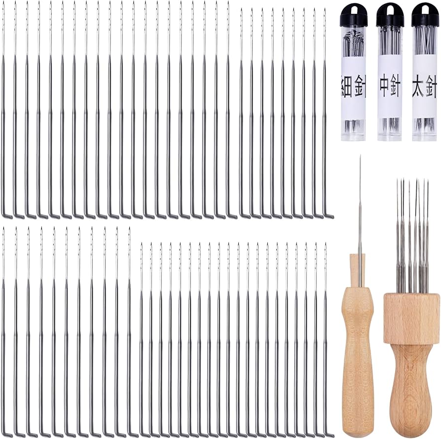 Amazon | Dennty 羊毛フェルト 3サイズ 90本 フェルト針 フェルト