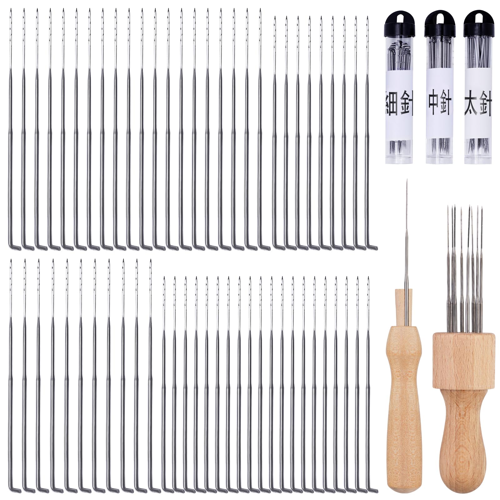 Amazon | Dennty 羊毛フェルト 3サイズ 90本 フェルト針 フェルト