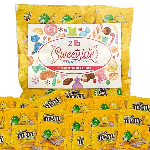 M&MS - Bolsas de dulces de 2 libras  Chocolate con leche y mantequilla de maní para bolsas de fiesta  Mantequilla de maní M&Ms ideal para rellenos