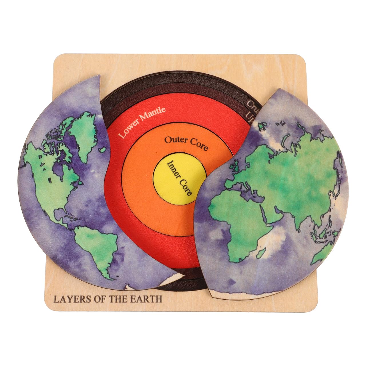 JOINPAYA Earth Globe Puzzle Kit 3D Diy Jigsaw Toy for Kids Educational Geography Learning and Spatial Imagination Development