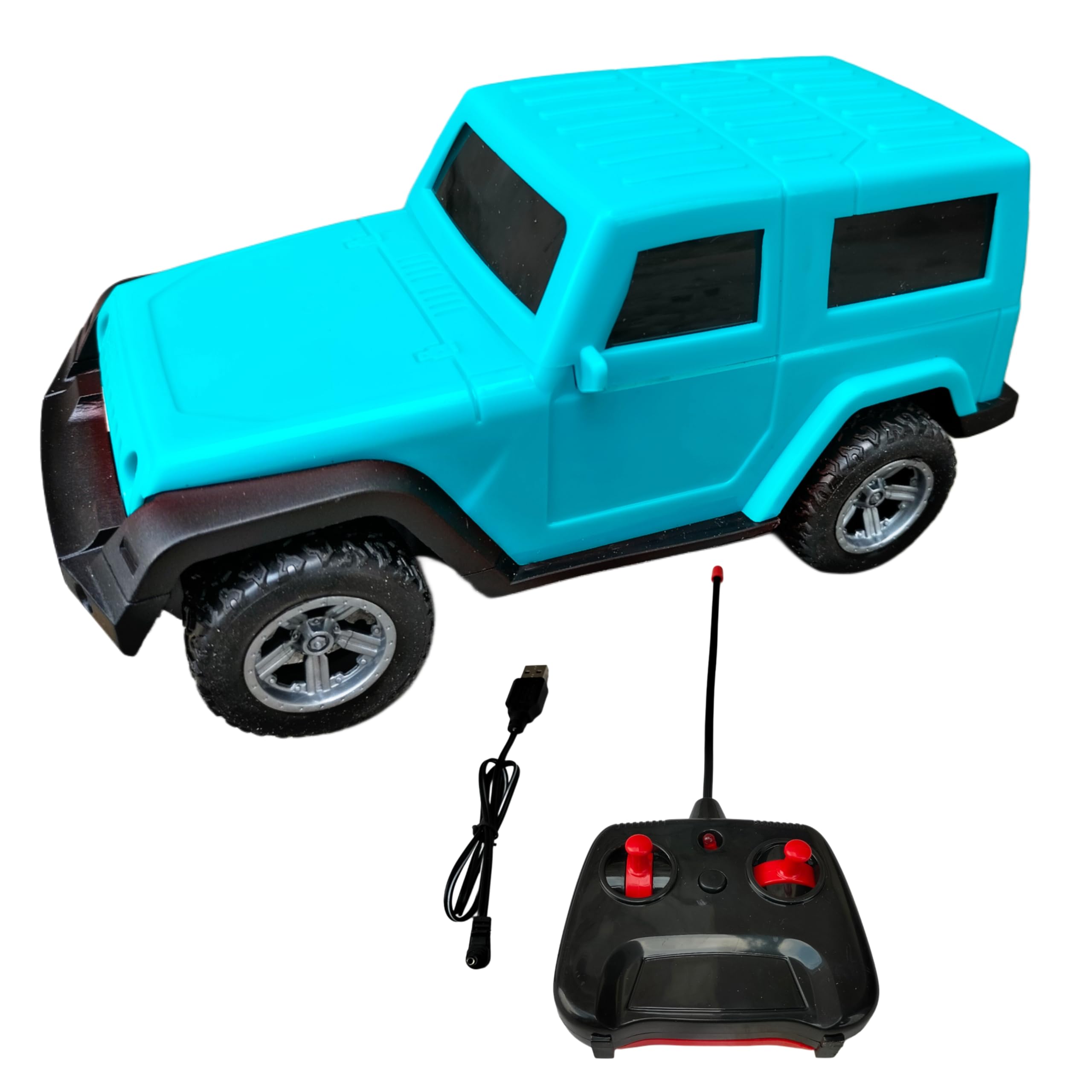 RUHANI Remote Control Thar with Led Lights and Song/USB Rechargable Vehicle Toy Car for Kids (Blue Colour) (B0DDHJXY9L) Amazon Price History, Amazon Price Tracker