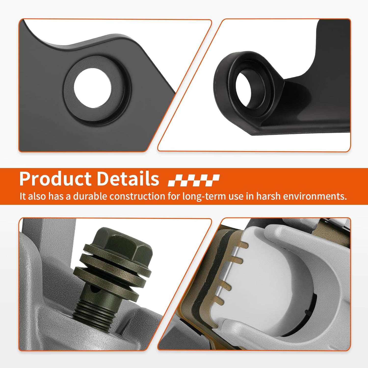 Rear Brake Caliper & Disc Cover + Guard for Honda CR125R CR250R CRF250 CRF450 R/X/RX 2002-2024 43330-KRN-A70ZB 43150-MKE-A01