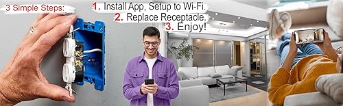 B0C5N7V4BG_image_2 SecureGuard 4K Ultra HD Wi-Fi funcional toma de corriente Receptáculo de pared Cámara espía P2P WiFi enchufe enchufe oculto niñera cámara espía 120V