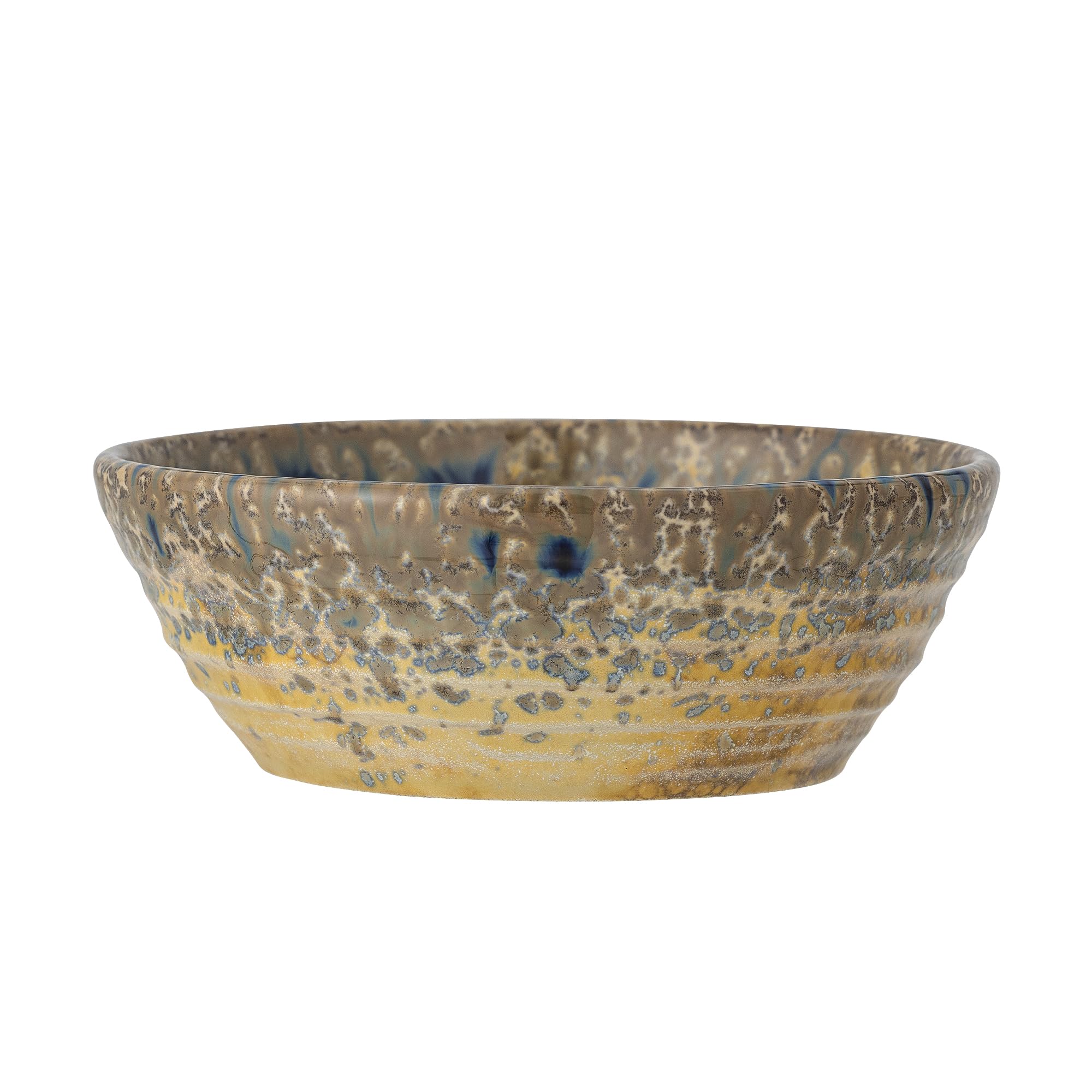 Bloomingville Hezha Lot de 2 tasses à expresso en grès Bleu 5 x 5 cm 55 ml