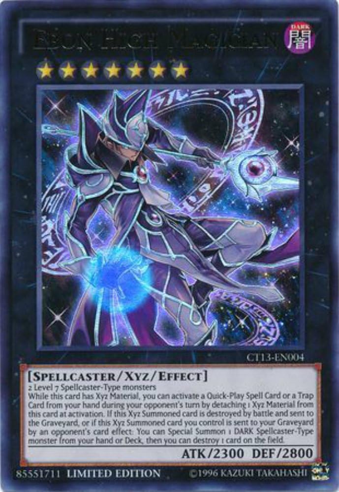 Amazon.com: YU-GI-OH! - Ebon High Magician (CT13-EN004) - 2016 Mega-Tins - Limited Edition ...