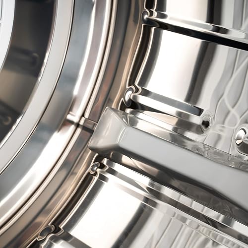 Miniatura 5 de Secadora de ropa portátil con fácil control de perilla para 5 modos, secadora de ropa de acero inoxidable, para el hogar, dormitorio, apartamento y