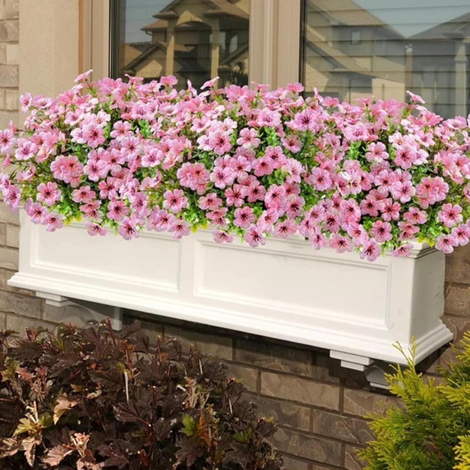 造花を屋外に置いてみて、品質の変化を観察してみました。【3ヶ月目※完結】 - はなどんやマガジン Lokediren (ロケディレン) 屋外用 造花  夏 フェイクシルクフラワー 紫外線耐性 色あせなし 人工春の花 植物 長い茎 ウ ご自宅、ポーチ、パティオ、庭用の造花。UV耐性のある人工春夏ホームデコレーション。フェイクシルクのカラフルなフェイクフラワー。色あせ