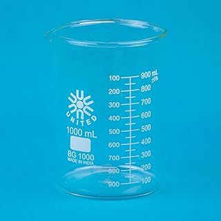 UNITSCI - BEAKERS, LOW FORM, BOROSILICATE GLASS, 1000ML, PK6