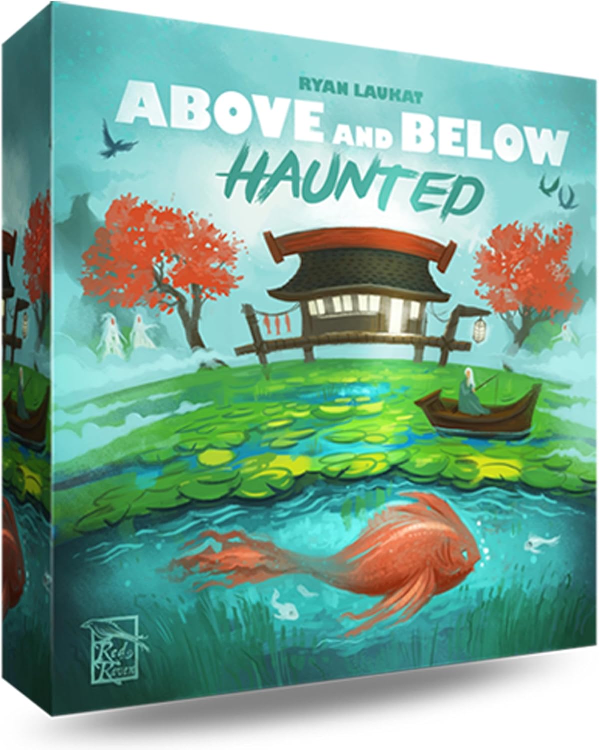 Above and Below: Haunted Board Game | Spooky Story Adventure | Red Raven Games | Village Building | 2–4 Players | Ages 8+ | 2026 Origins Award Nominee