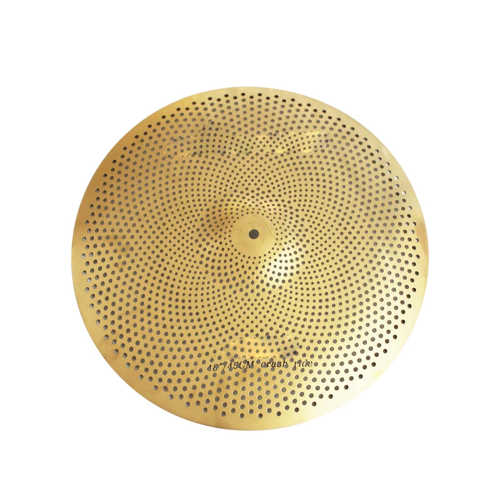 Miłośnicy Muzyki Talerz Zestaw Low Volume Pack 14 Hi Hats 16/18 Crash 20 Calowy Talerz Ride 5 Częściowy Zestaw Wyciszający(Golden)