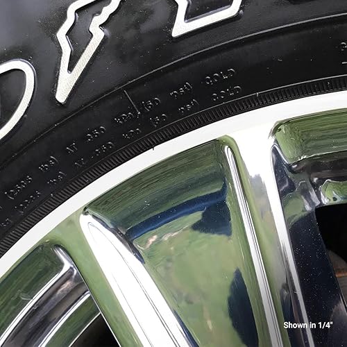 Miniatura 3 de ColorLugs White ColorRims - Cinta adhesiva de vinilo para llantas de hasta 24 pulgadas, para automóvil, camión, motocicleta