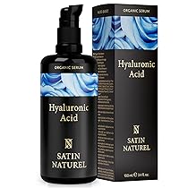 Satin Naturel Siero Acido Ialuronico ad Alta Efficacia 100 ml – Trattamento Viso Bio all’Acido Ialuronico – Siero Idratante Anti Age – Vegan – Idratazione 24 h – Cura del Viso per Donne e Uomini