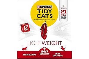 Tidy Cats Lightweight Clumping Cat Litter: The Best Choice for a Clean and Odor-Free Home