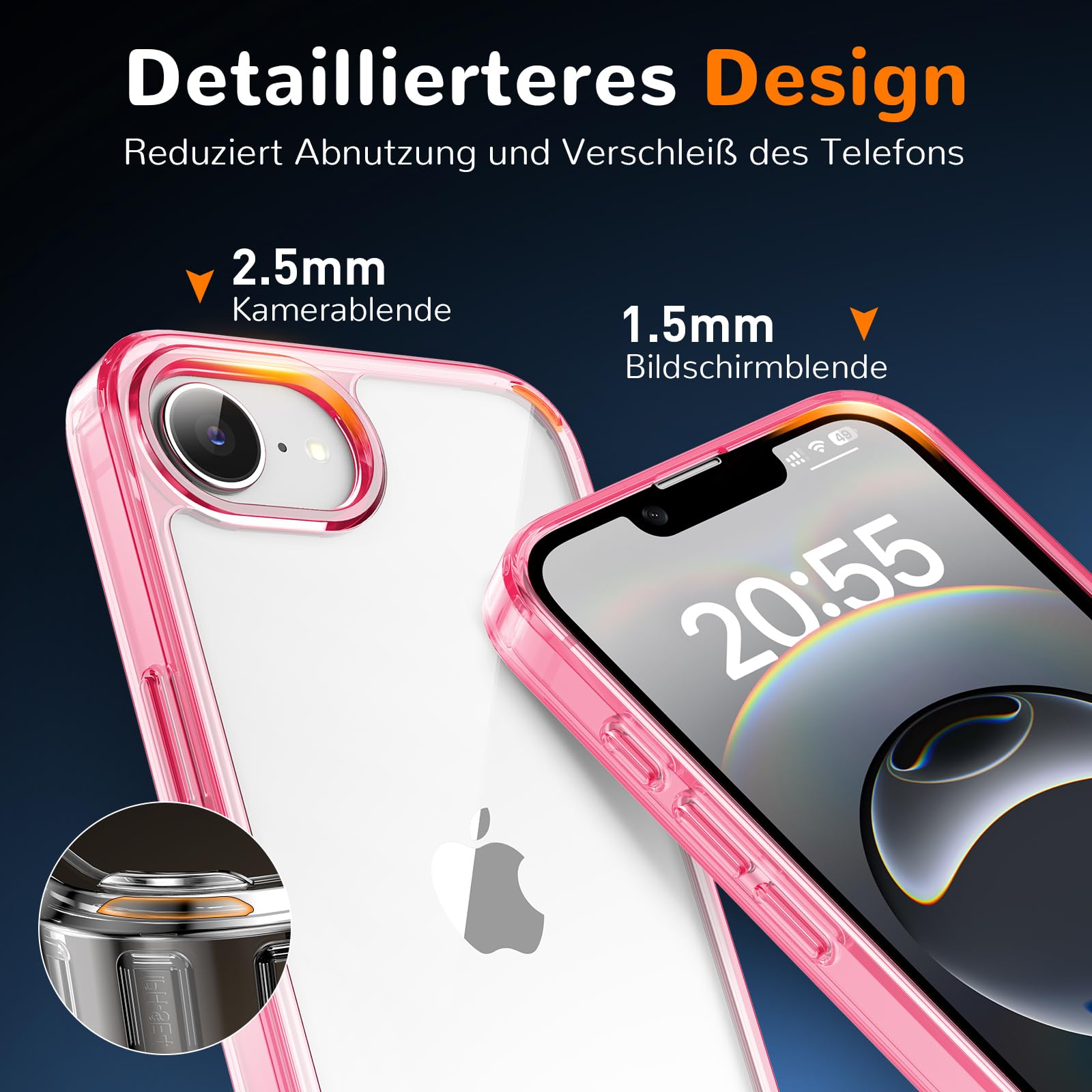 Clear Case for iPhone 15, Ultra Thin, Shockproof TPU Cover, Anti-Yellowing, Crystal Clear, Phone Case for Apple iPhone 15 - Clear — view 622