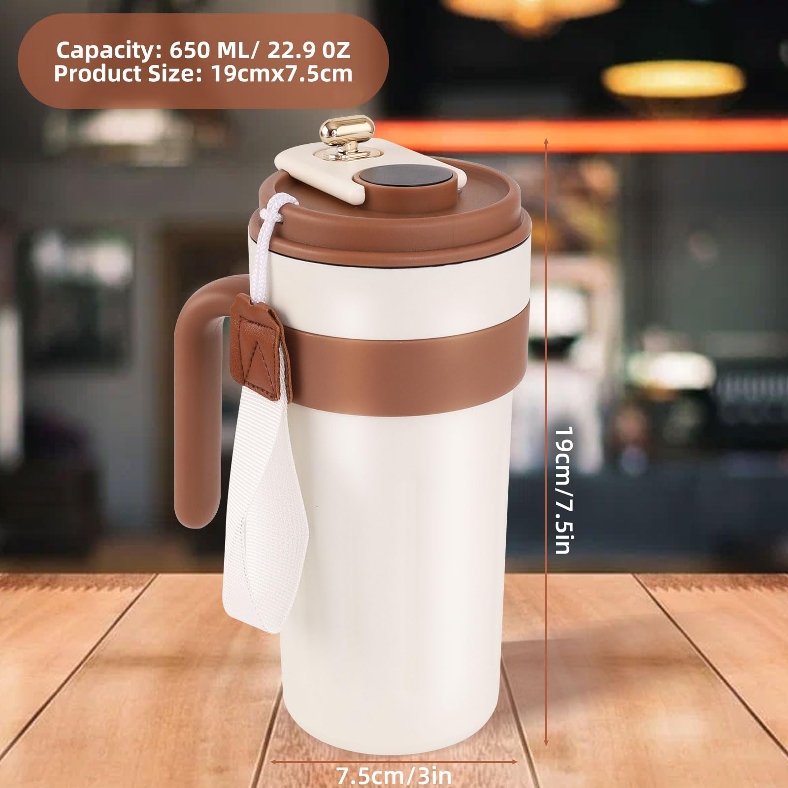 Takeya Tasse à Café Isotherme En Acier Inoxydable, Avec Couvercle Anti-fuite, Sans BPA, 500 Ml, Violet Nitro