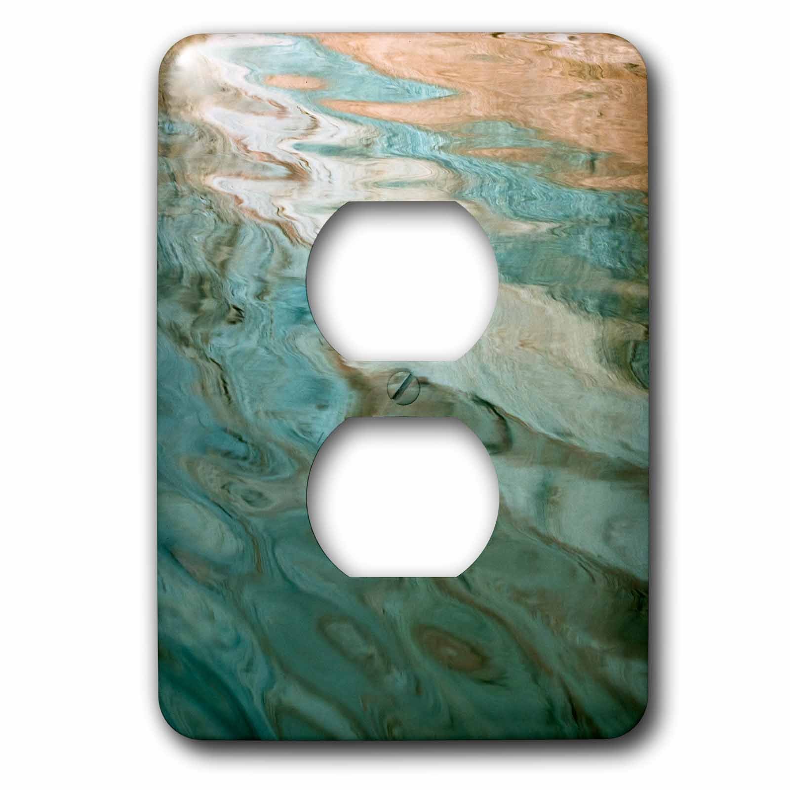 Plaque pour prise design Utah 3dRose finition premium reflets abstraits de canyon
