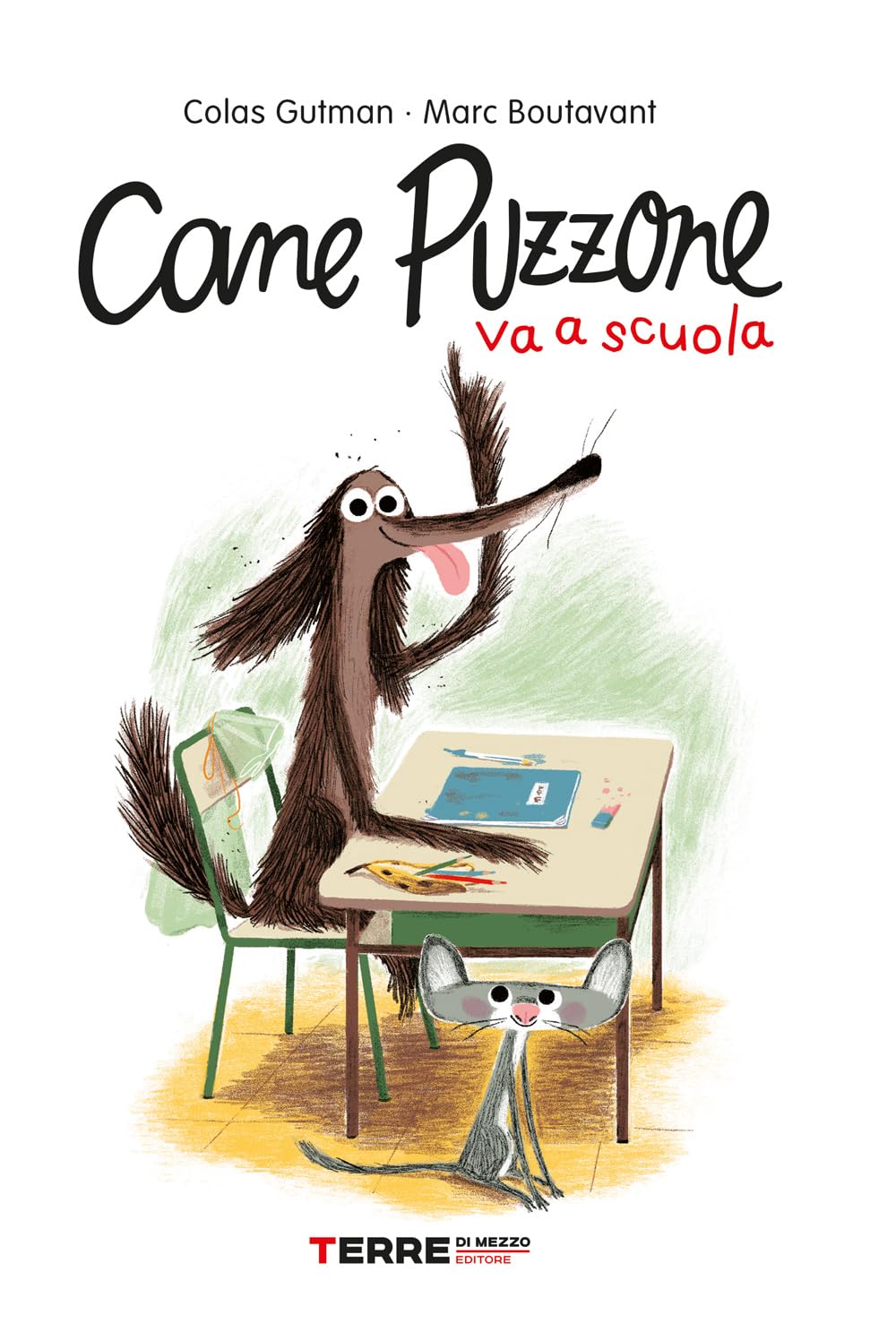 Cane puzzone va a scuola
