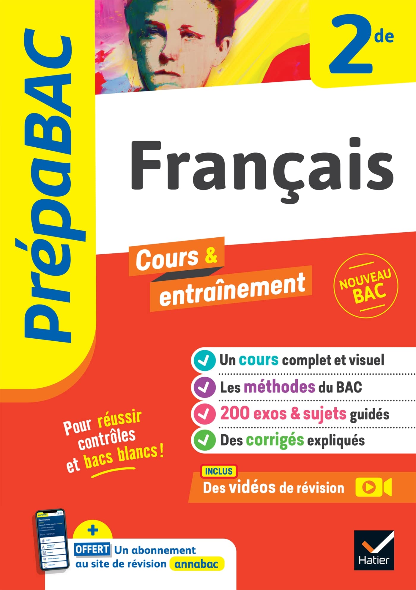 Prépabac - Français 2de: cours, méthodes & entraînement (programme de Seconde): 45