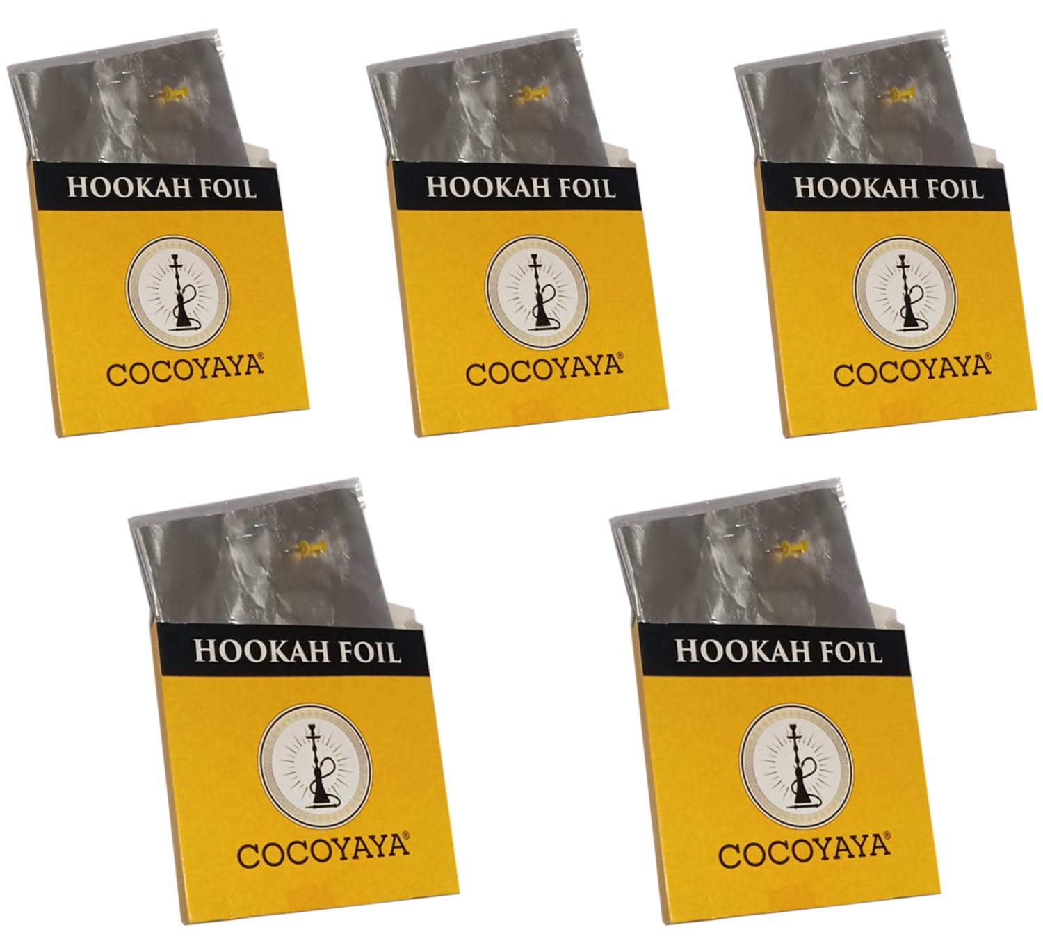 COCOYAYA Aluminium Foil Paper for All Hookah (PACK OF 5) (B0892YDP6Z) Amazon Price History, Amazon Price Tracker