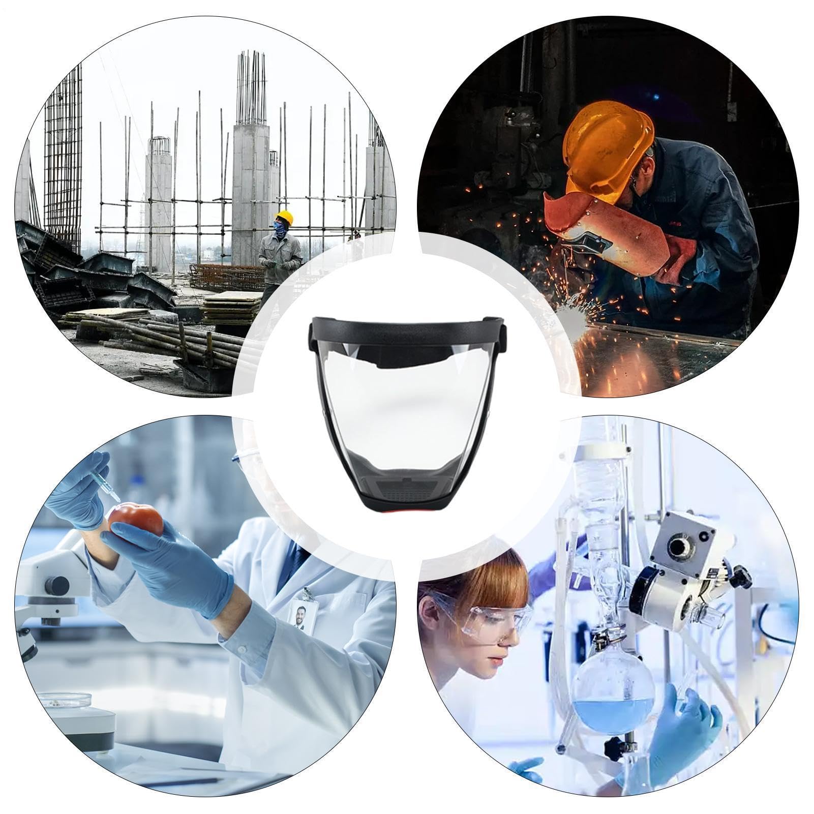Generico Visiera antiappannamento, Visiera | Maschera visiera trasparente super protettiva | Dispositivi di protezione di sicurezza per il lavoro di sarchiatura '