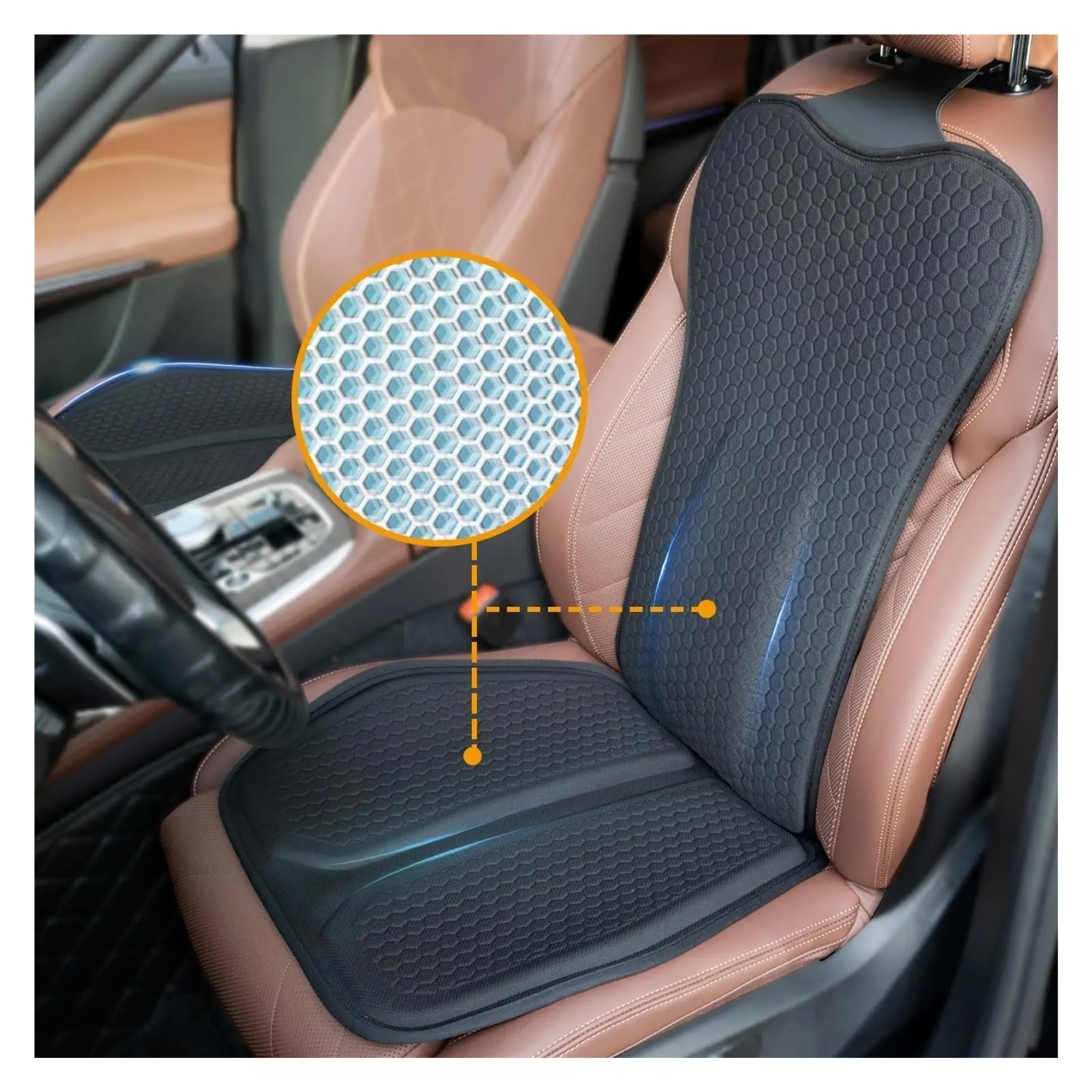 cuscino del seggiolino auto Cuscino di supporto for la schiena lombare della sedia del cuscino(Seat cushion)