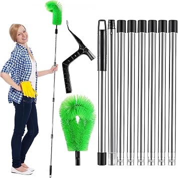 3.2m Telescopic Gutter Cleaner with Brush & Scoop